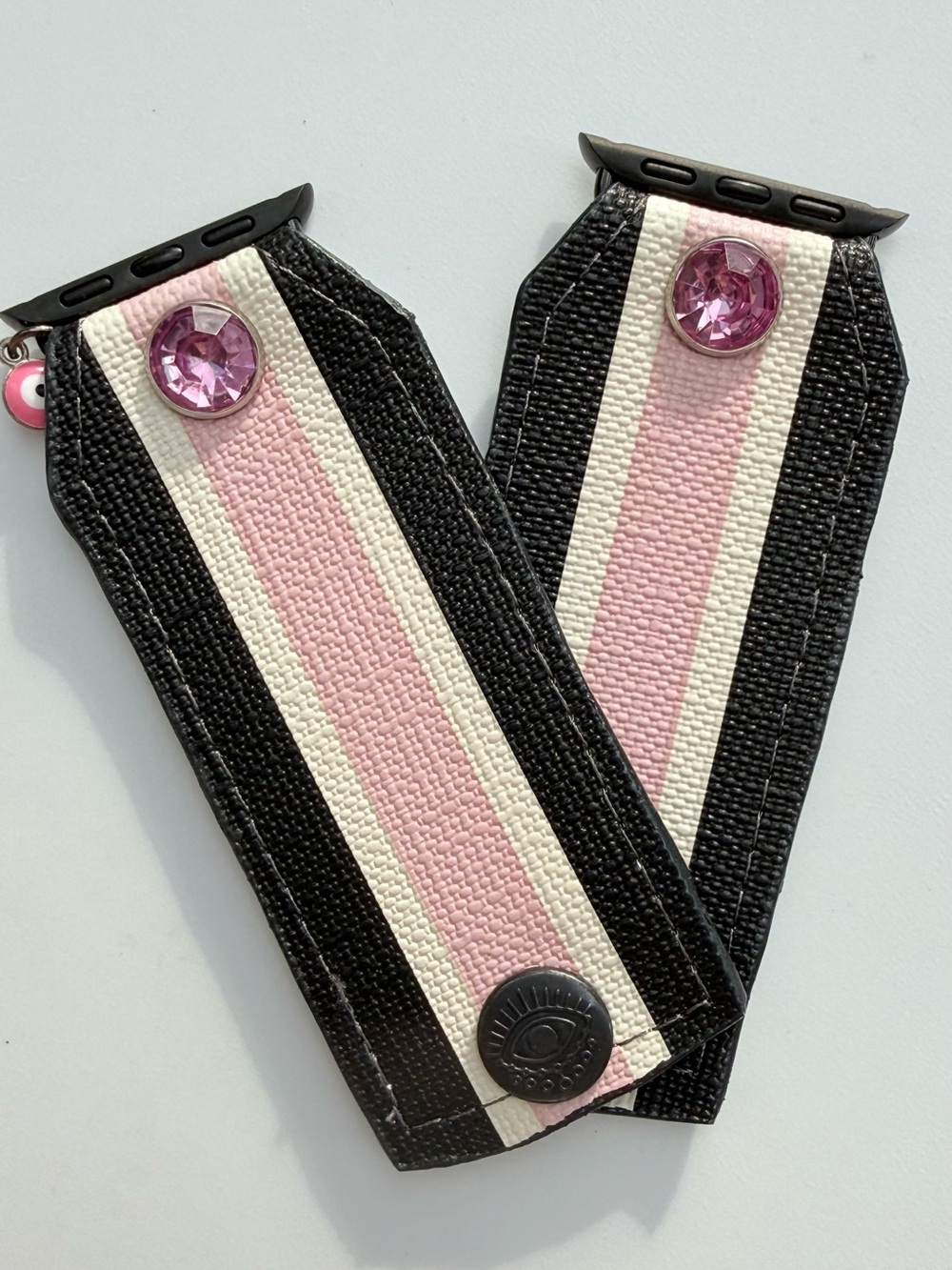 Watch‎ Me Creations Pink Between The Lines Apple Watch Band